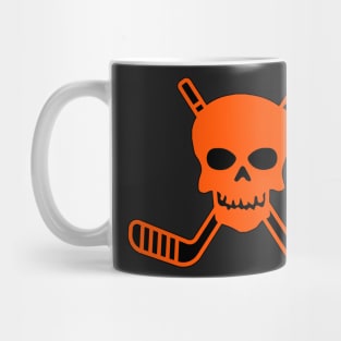 SKULL AND CROSSED HOCKEY STICKS Mug